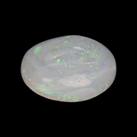 0.57 Ct. Cabochon White Opal from Australia Video
