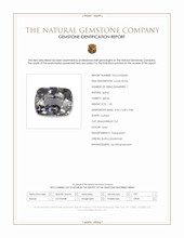 1.25 Ct. Grey Spinel from Burma (Myanmar) Scan Report