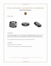 1.33 Ct. Grey Spinel from Burma (Myanmar) Appraisal