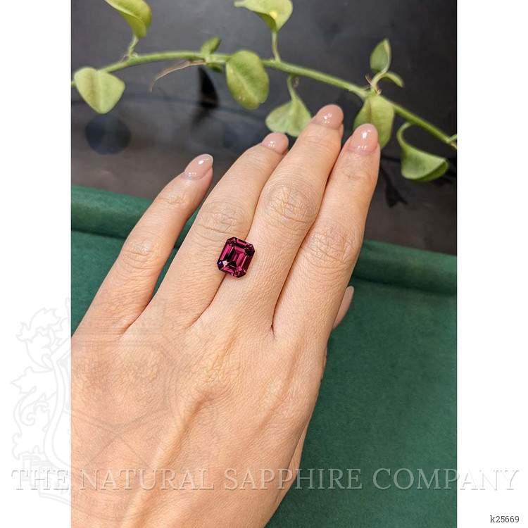 4.36 Ct. Pinkish Purple Garnet from Tanzania