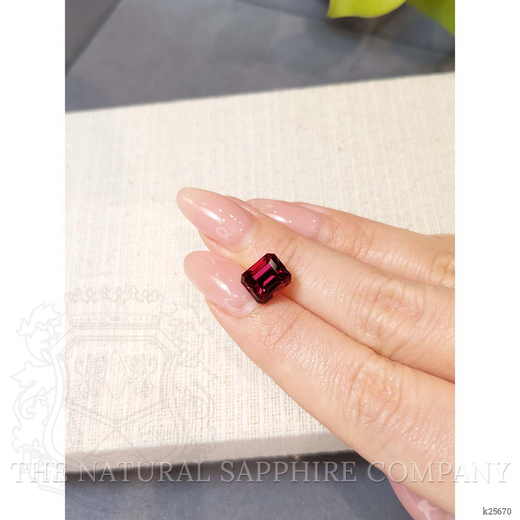 4.77 Ct. Pinkish Red Garnet from Tanzania