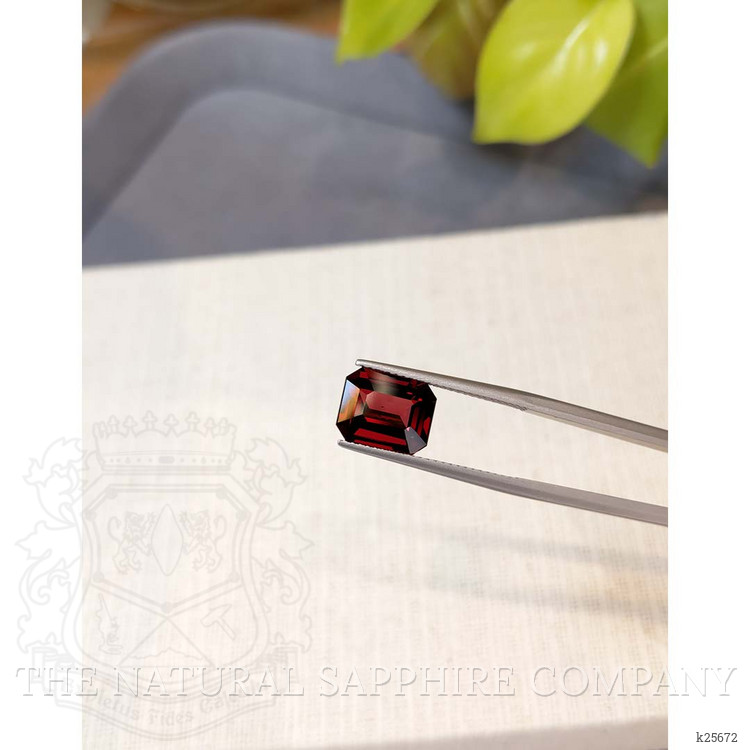 4.43 Ct. Purplish Red Garnet from Tanzania
