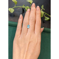 1.94 Ct. Blue Zircon from Cambodia Life Style