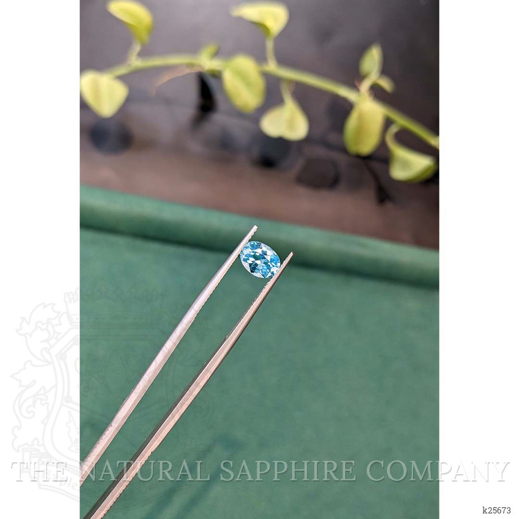 1.94 Ct. Blue Zircon from Cambodia