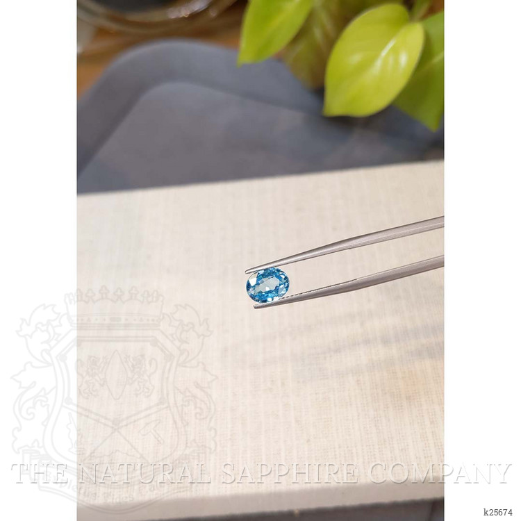 2.10 Ct. Blue Zircon from Cambodia