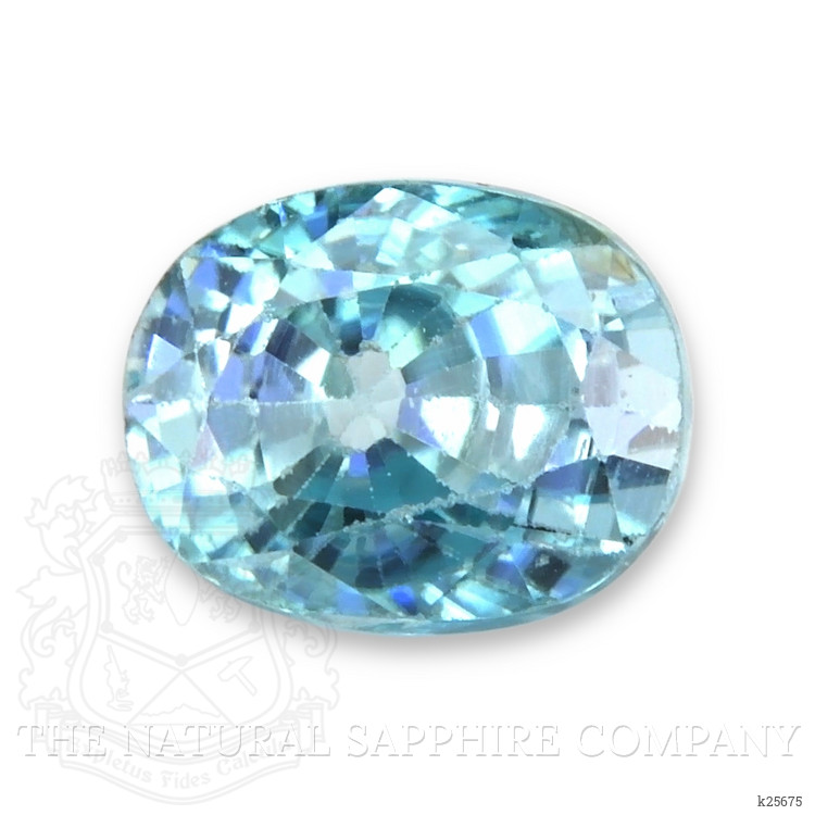 3.16 Ct. Blue Zircon from Cambodia