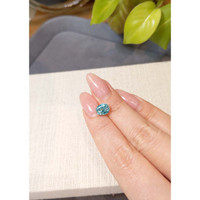 3.16 Ct. Blue Zircon from Cambodia Life Style
