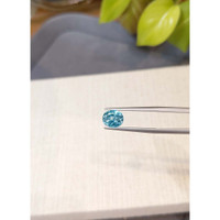 3.16 Ct. Blue Zircon from Cambodia Life Style