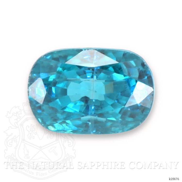 7.12 Ct. Blue Zircon from Cambodia