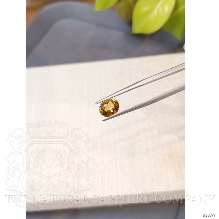 3.10 Ct. Yellowish Brown Zircon from Cambodia