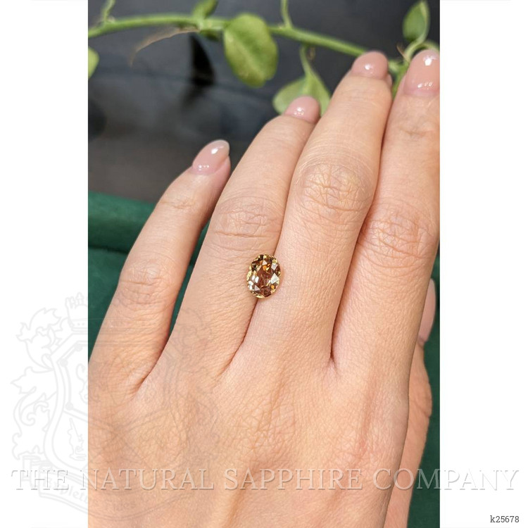 2.32 Ct. Yellowish Brown Zircon from Cambodia
