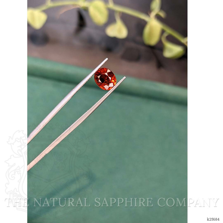 3.06 Ct. Reddish Orange Spessartite Garnet from Tanzania
