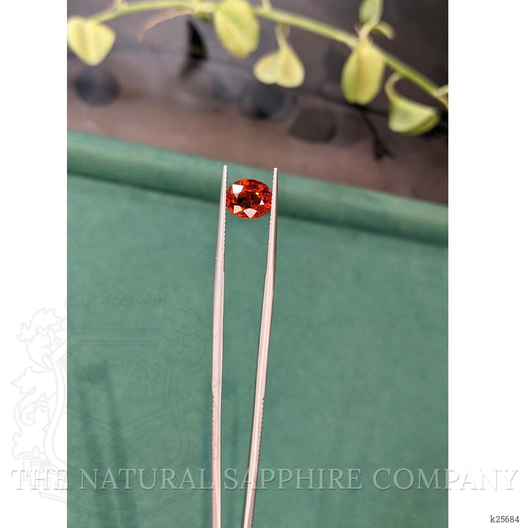 3.06 Ct. Reddish Orange Spessartite Garnet from Tanzania