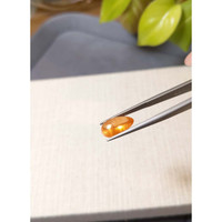 6.43 Ct. Orange Cabochon Spessartite Garnet from Tanzania Life Style