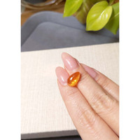6.43 Ct. Orange Cabochon Spessartite Garnet from Tanzania Life Style
