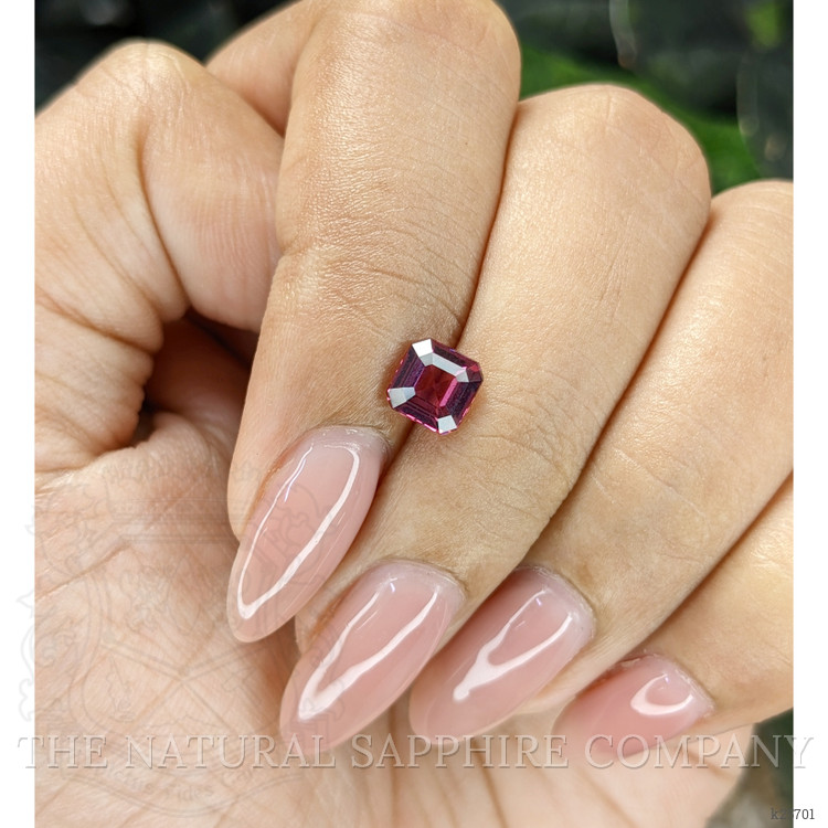1.17 Ct. Purplish Pink Garnet from Tanzania