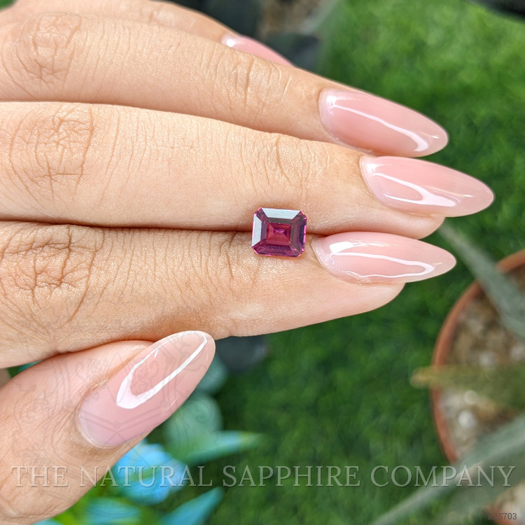 1.32 Ct. Reddish Pink Garnet from Tanzania
