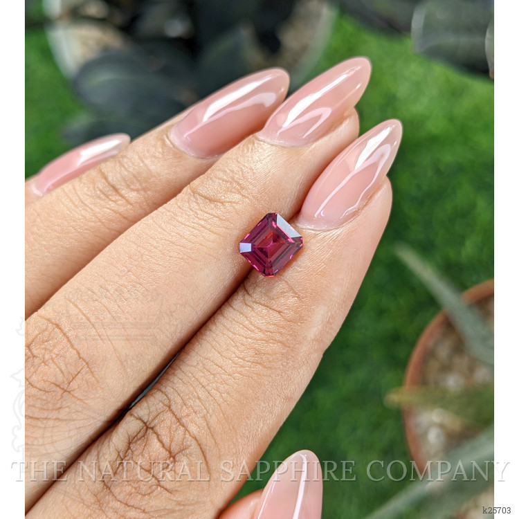 1.32 Ct. Reddish Pink Garnet from Tanzania