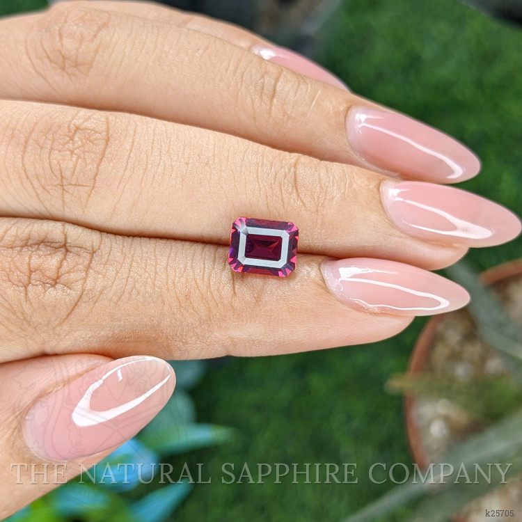 2.62 Ct. Purplish Pink Garnet from Tanzania