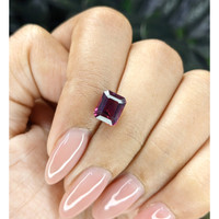2.62 Ct. Purplish Pink Garnet from Tanzania Life Style