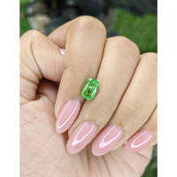 1.65 Ct. Tsavorite Garnet from Tanzania Life Style