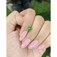 0.88 Ct. Tsavorite Garnet from Tanzania Life Style
