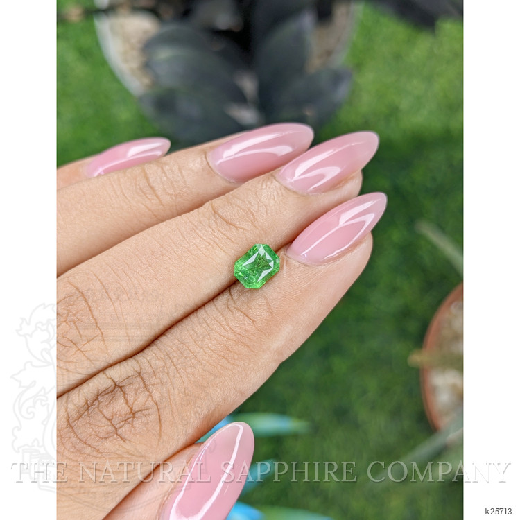 1.11 Ct. Tsavorite Garnet from Tanzania