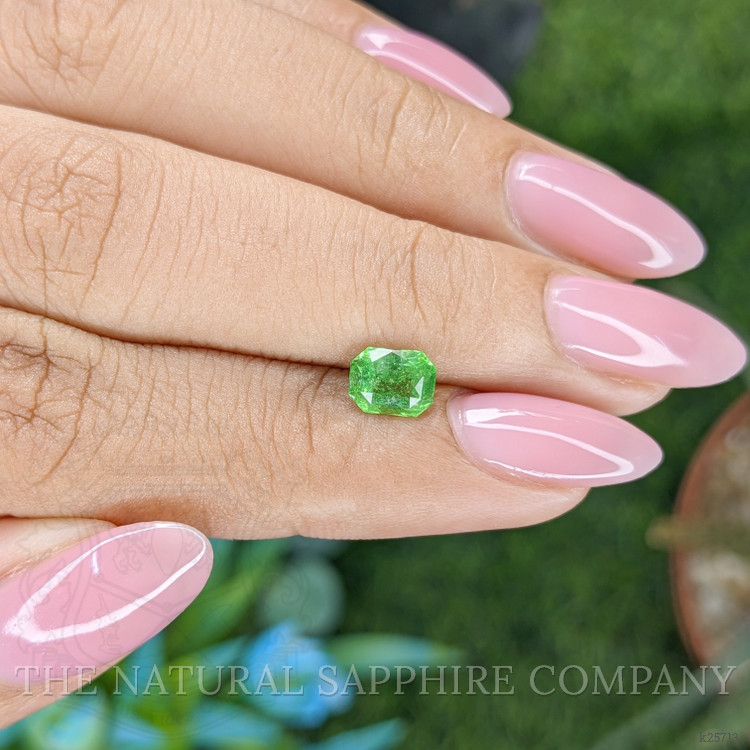 1.11 Ct. Tsavorite Garnet from Tanzania