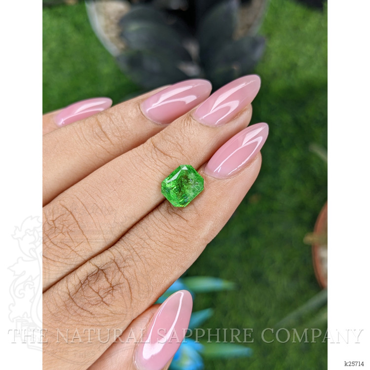 2.57 Ct. Tsavorite Garnet from Tanzania