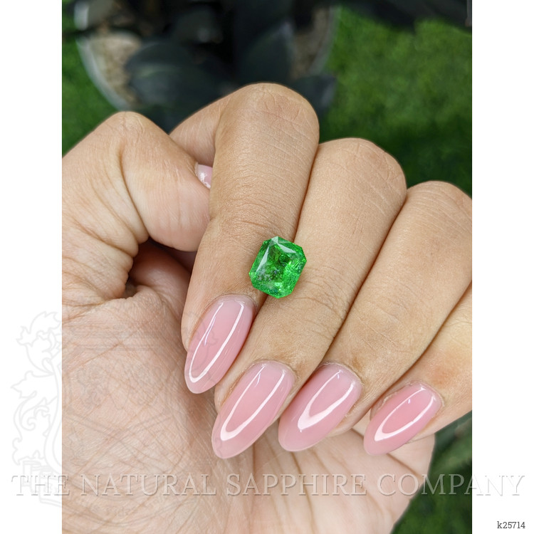 2.57 Ct. Tsavorite Garnet from Tanzania