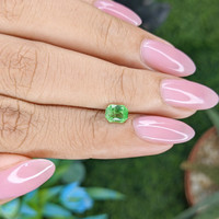 0.80 Ct. Tsavorite Garnet from Tanzania Life Style