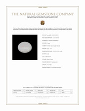 3.17 Ct. Multi Color Cabochon White Opal (Light Opal) from Australia Scan Report