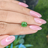 1.79 Ct. Tsavorite Garnet from Tanzania Life Style