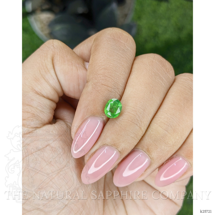 1.35 Ct. Tsavorite Garnet from Tanzania