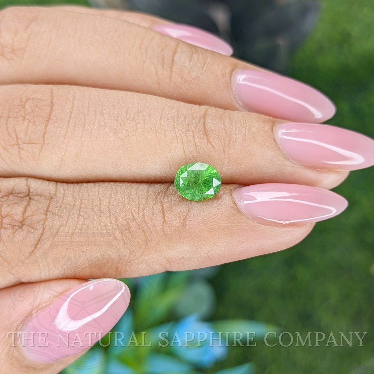 1.35 Ct. Tsavorite Garnet from Tanzania