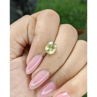2.53 Ct. Greenish Yellow Chrysoberyl from Tanzania Life Style
