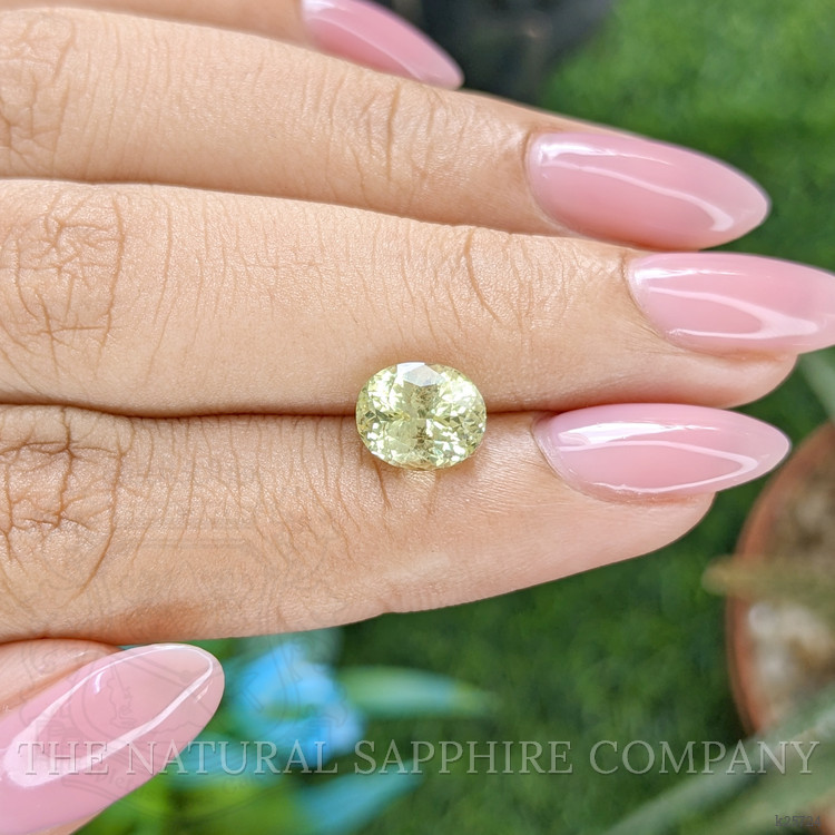 2.53 Ct. Greenish Yellow Chrysoberyl from Tanzania
