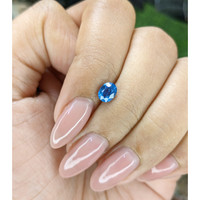 0.63 Ct. Blue Cobalt Spinel from Tanzania Life Style