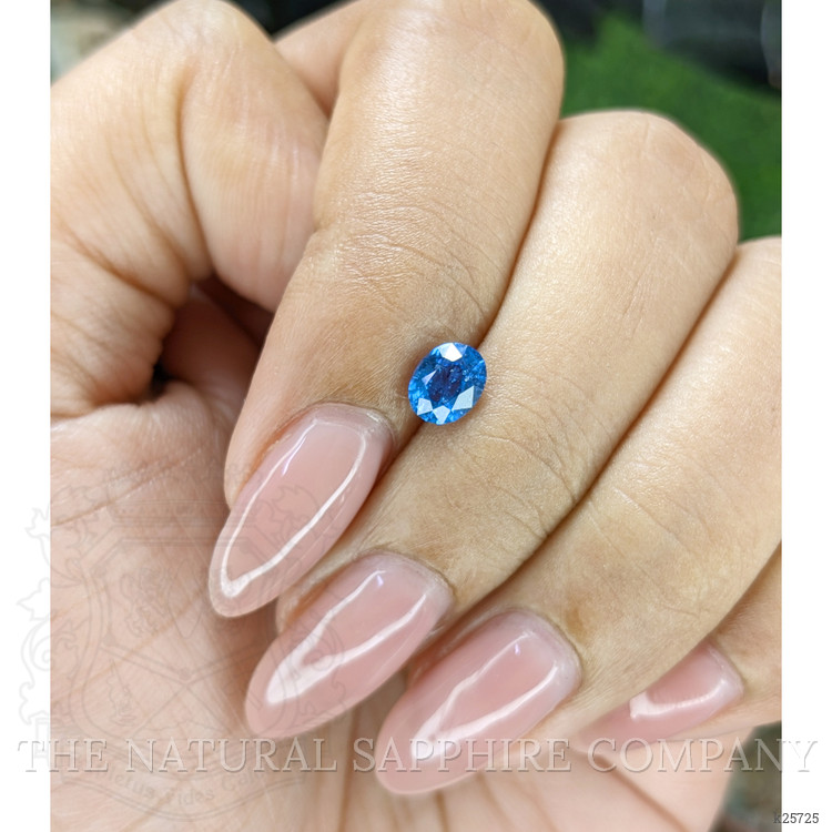 0.63 Ct. Blue Cobalt Spinel from Tanzania