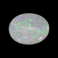 3.00 Ct. Cabochon White Opal from Australia Video