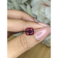 2.88 Ct. Red Garnet from Ceylon (Sri Lanka) Life Style