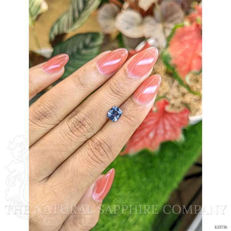 1.26 Ct. Greyish Blue Spinel from Ceylon (Sri Lanka)