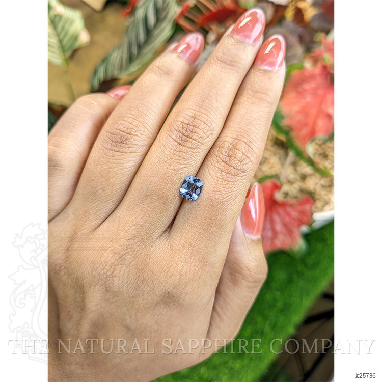 1.26 Ct. Greyish Blue Spinel from Ceylon (Sri Lanka)