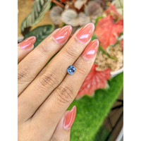 1.00 Ct. Greyish Blue Spinel from Ceylon (Sri Lanka) Life Style