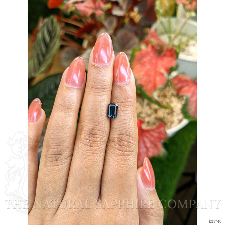 1.53 Ct. Greenish Blue Spinel from Ceylon (Sri Lanka)