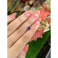1.25 Ct. Purplish Pink Spinel from Ceylon (Sri Lanka) Life Style