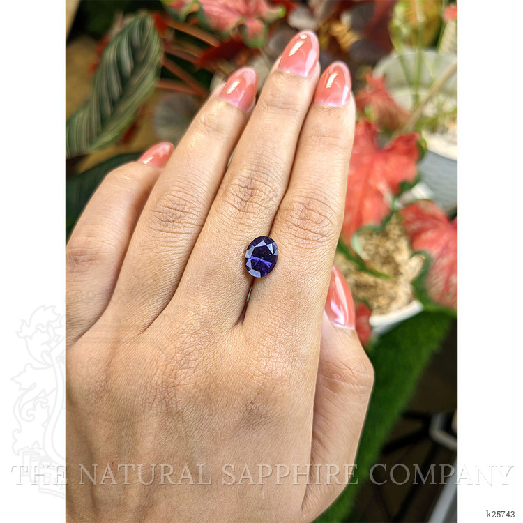 3.22 Ct. Purple Spinel from Ceylon (Sri Lanka)