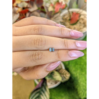 0.55 Ct. Greenish Blue Spinel from Ceylon (Sri Lanka) Life Style