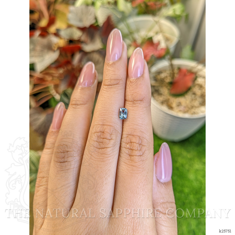 0.55 Ct. Greenish Blue Spinel from Ceylon (Sri Lanka)