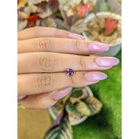 0.98 Ct. Pinkish Purple Spinel from Ceylon (Sri Lanka) Life Style